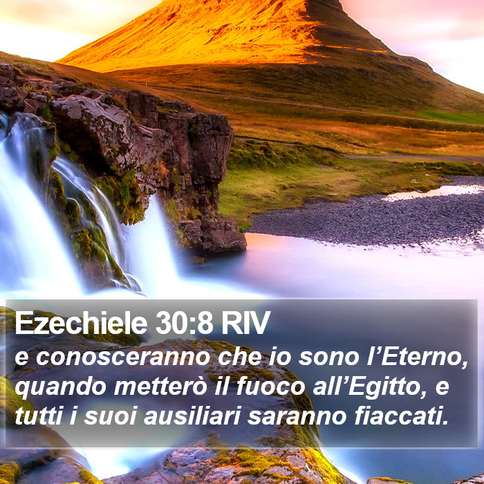 Ezechiele 30:8 RIV Bible Study