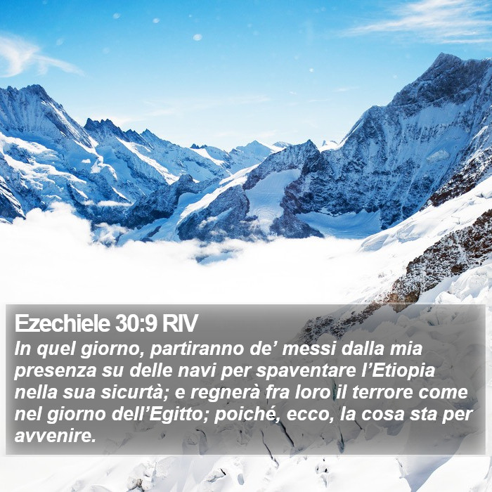 Ezechiele 30:9 RIV Bible Study