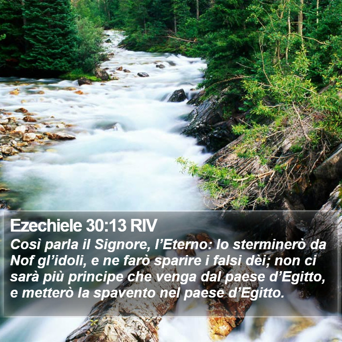 Ezechiele 30:13 RIV Bible Study