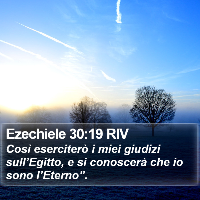 Ezechiele 30:19 RIV Bible Study