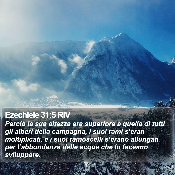 Ezechiele 31:5 RIV Bible Study