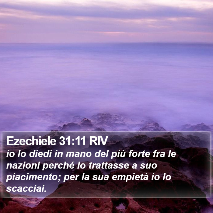 Ezechiele 31:11 RIV Bible Study