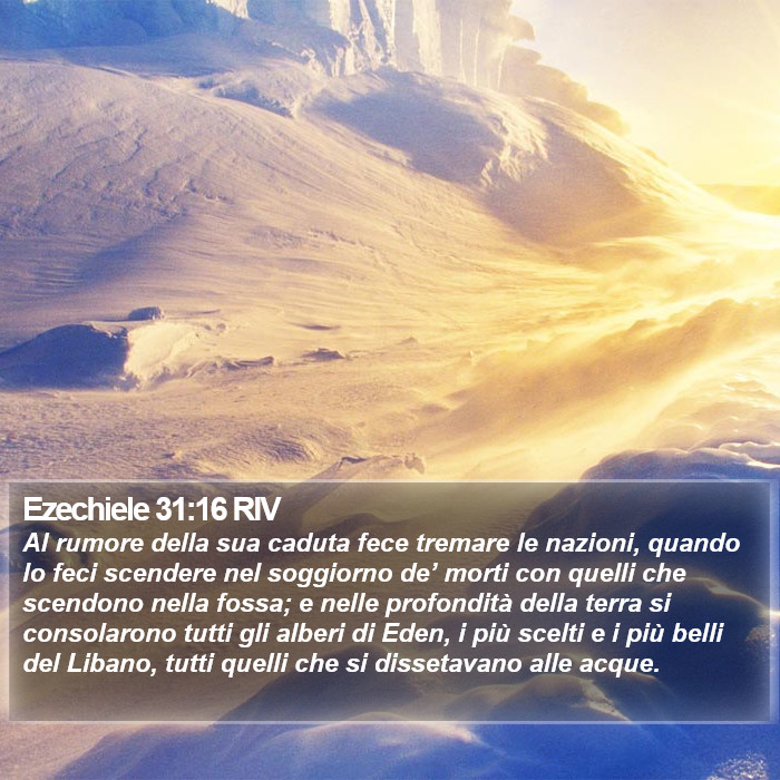 Ezechiele 31:16 RIV Bible Study