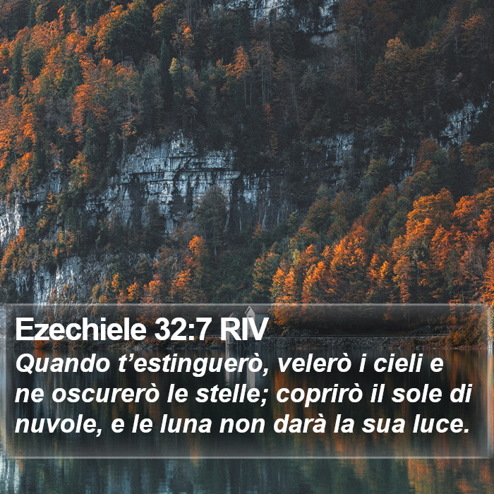 Ezechiele 32:7 RIV Bible Study