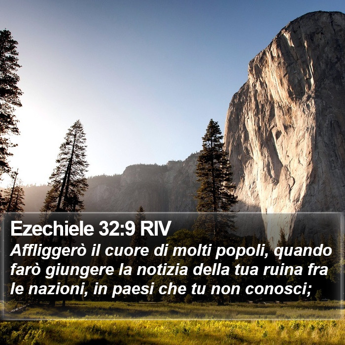 Ezechiele 32:9 RIV Bible Study