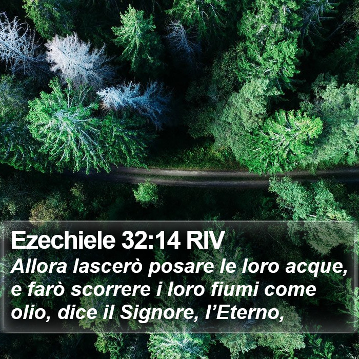 Ezechiele 32:14 RIV Bible Study