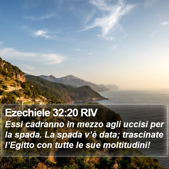 Ezechiele 32:20 RIV Bible Study