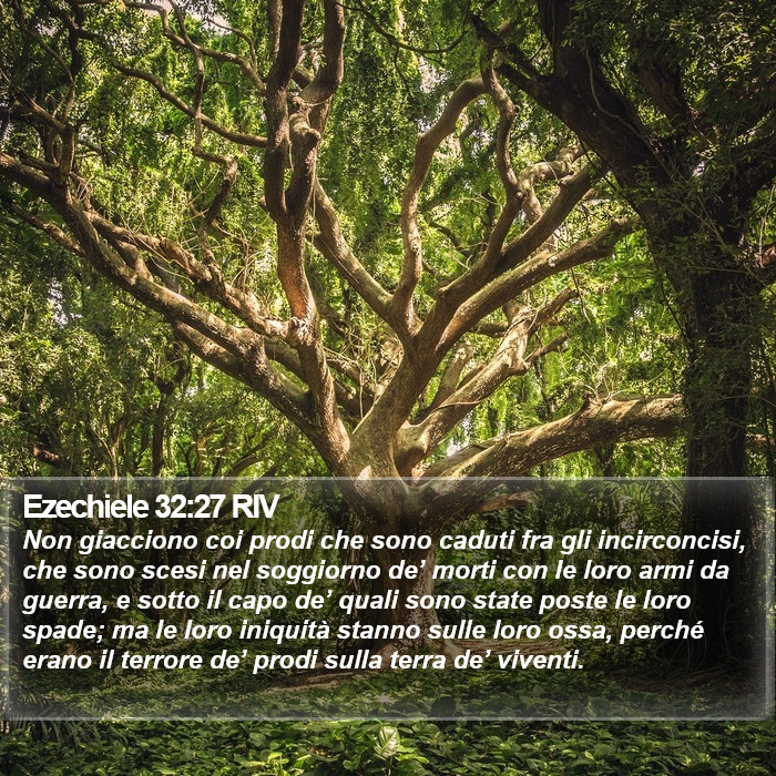 Ezechiele 32:27 RIV Bible Study