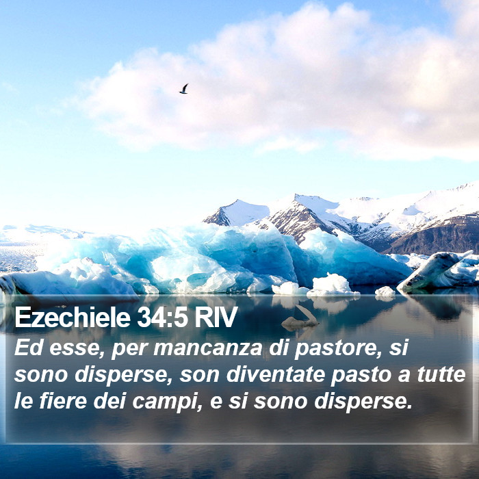 Ezechiele 34:5 RIV Bible Study