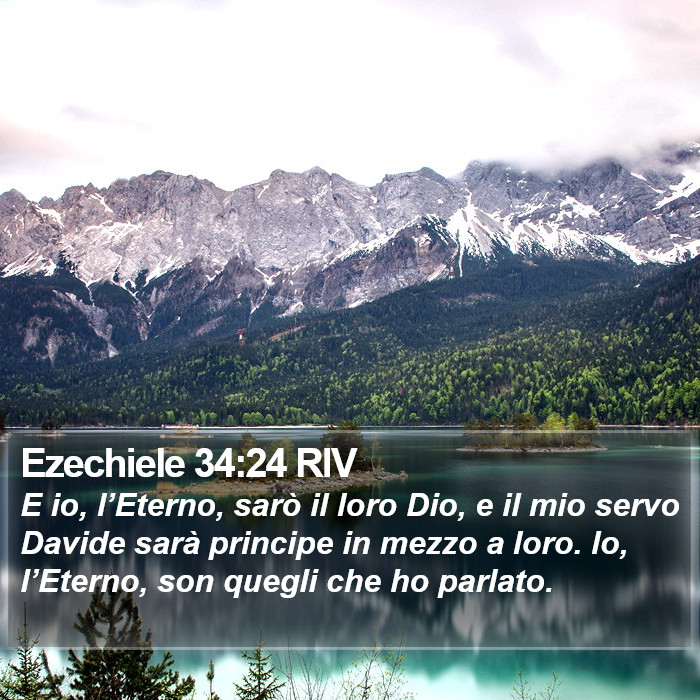 Ezechiele 34:24 RIV Bible Study