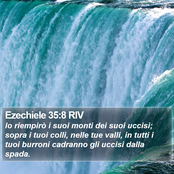 Ezechiele 35:8 RIV Bible Study
