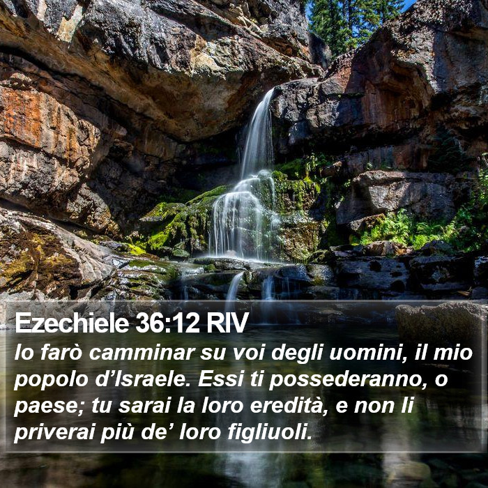 Ezechiele 36:12 RIV Bible Study