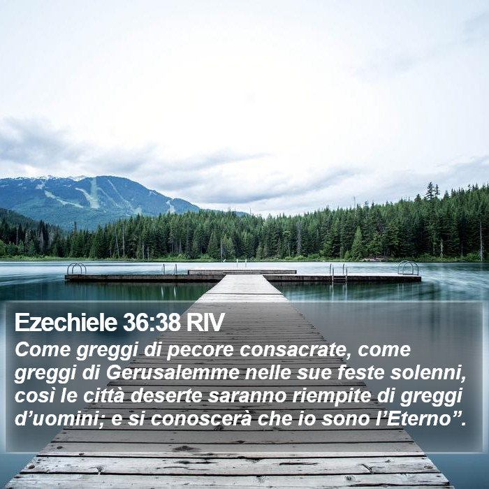 Ezechiele 36:38 RIV Bible Study