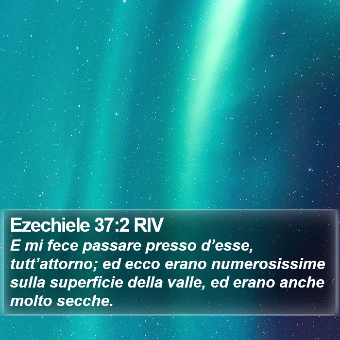 Ezechiele 37:2 RIV Bible Study