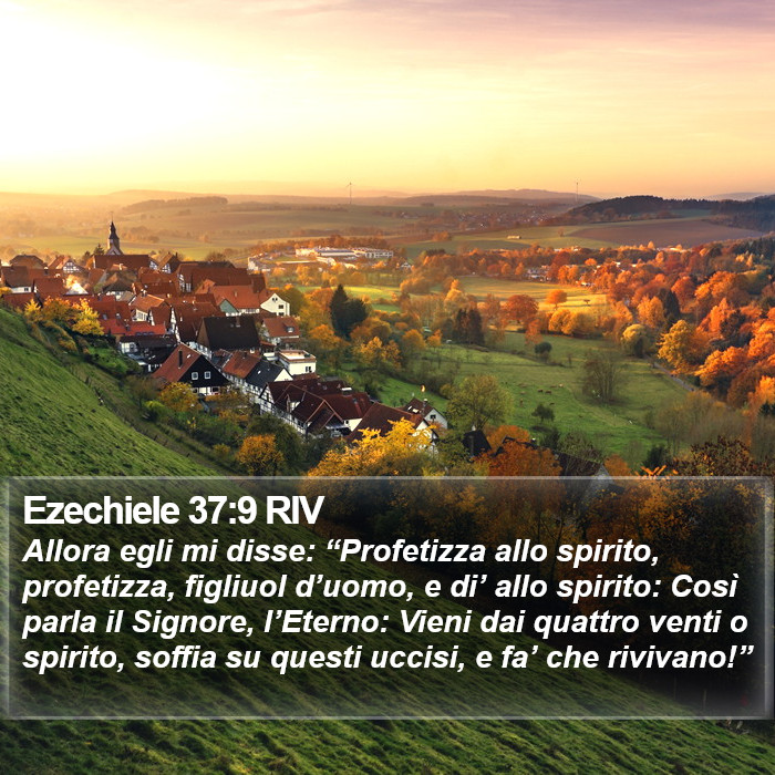 Ezechiele 37:9 RIV Bible Study