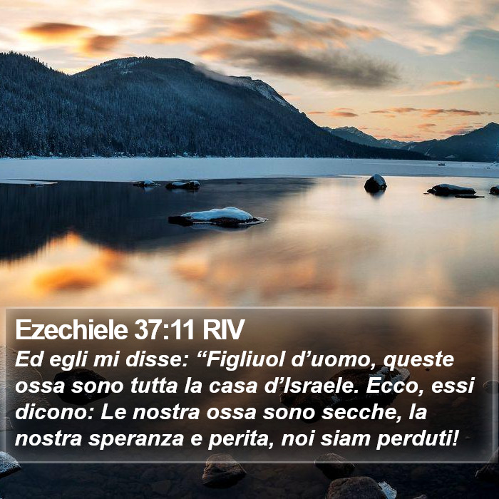 Ezechiele 37:11 RIV Bible Study