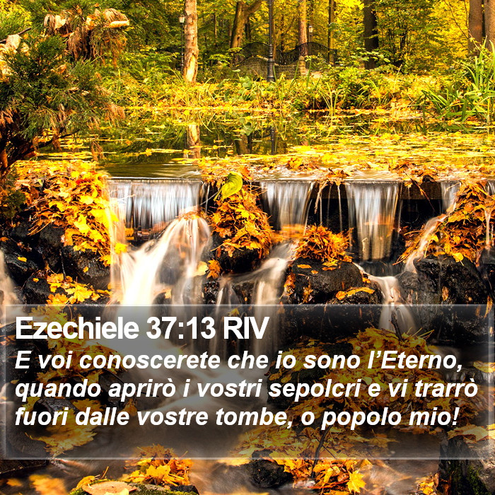 Ezechiele 37:13 RIV Bible Study