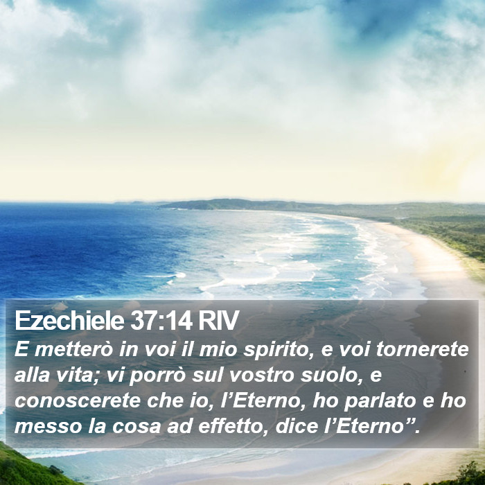 Ezechiele 37:14 RIV Bible Study