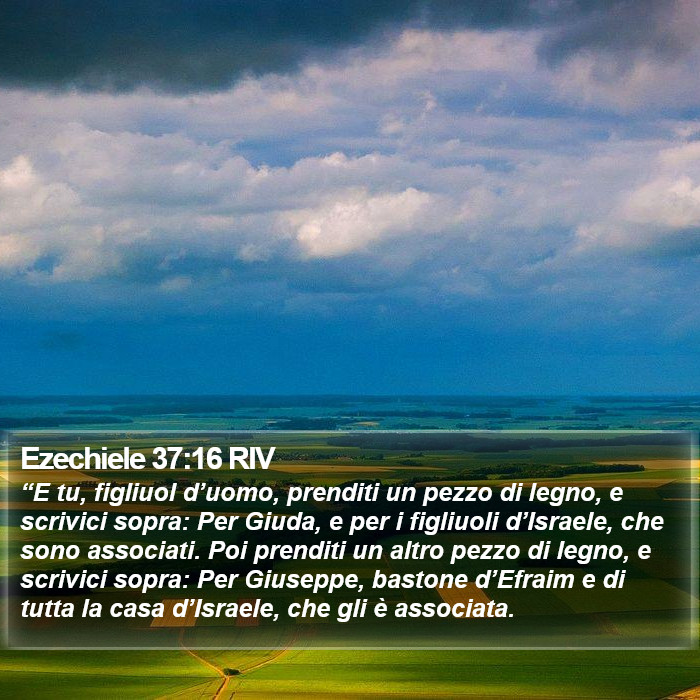 Ezechiele 37:16 RIV Bible Study