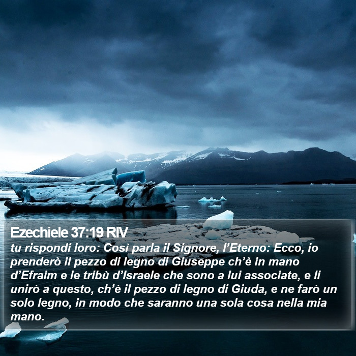 Ezechiele 37:19 RIV Bible Study