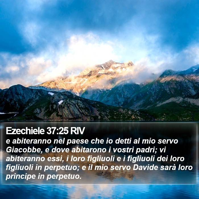 Ezechiele 37:25 RIV Bible Study