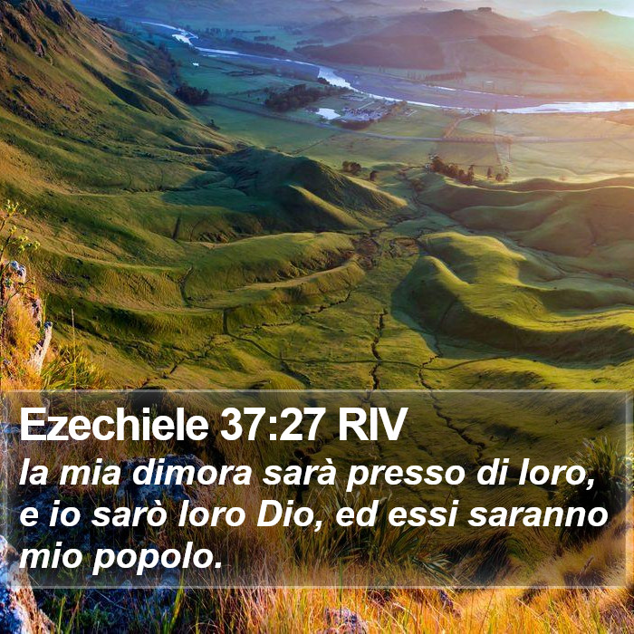 Ezechiele 37:27 RIV Bible Study