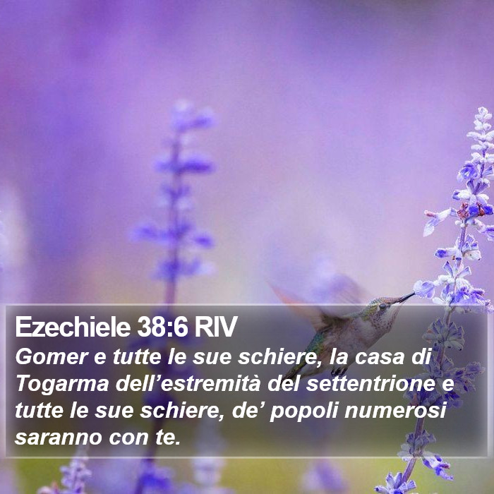 Ezechiele 38:6 RIV Bible Study