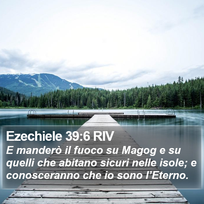 Ezechiele 39:6 RIV Bible Study