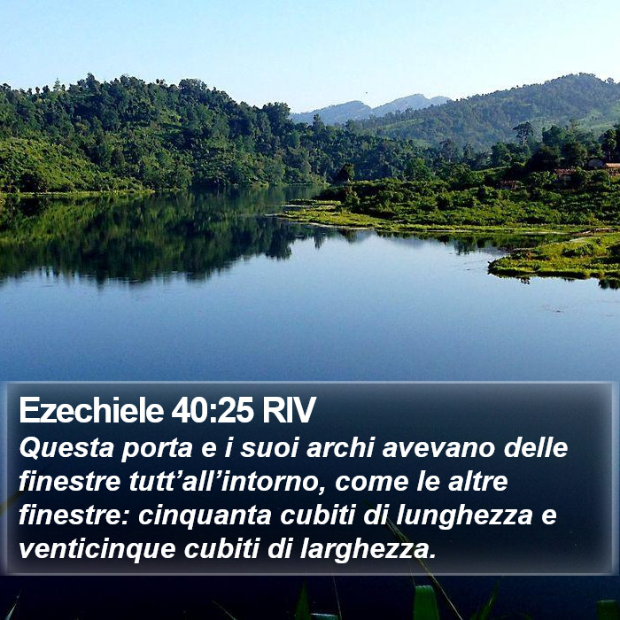 Ezechiele 40:25 RIV Bible Study