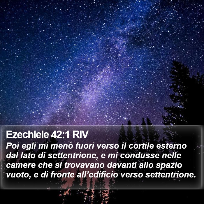 Ezechiele 42:1 RIV Bible Study