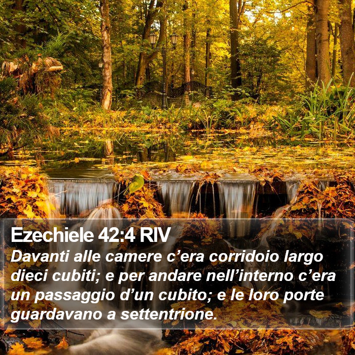 Ezechiele 42:4 RIV Bible Study