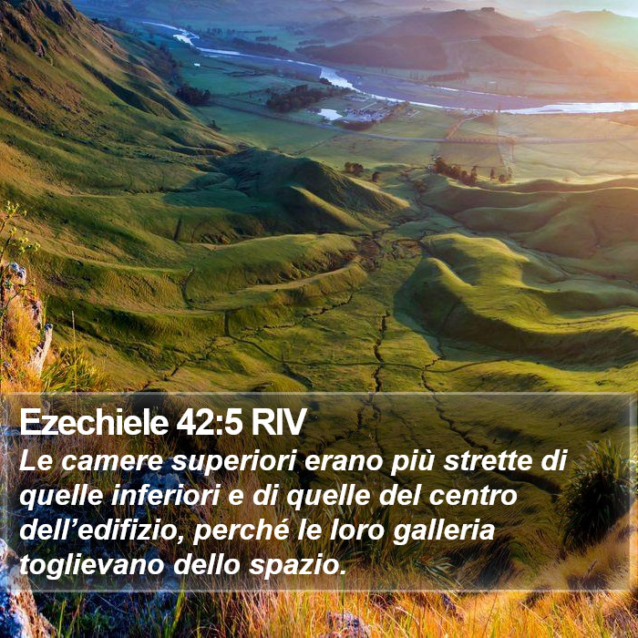 Ezechiele 42:5 RIV Bible Study