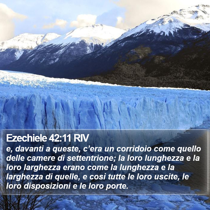 Ezechiele 42:11 RIV Bible Study