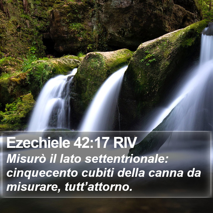 Ezechiele 42:17 RIV Bible Study