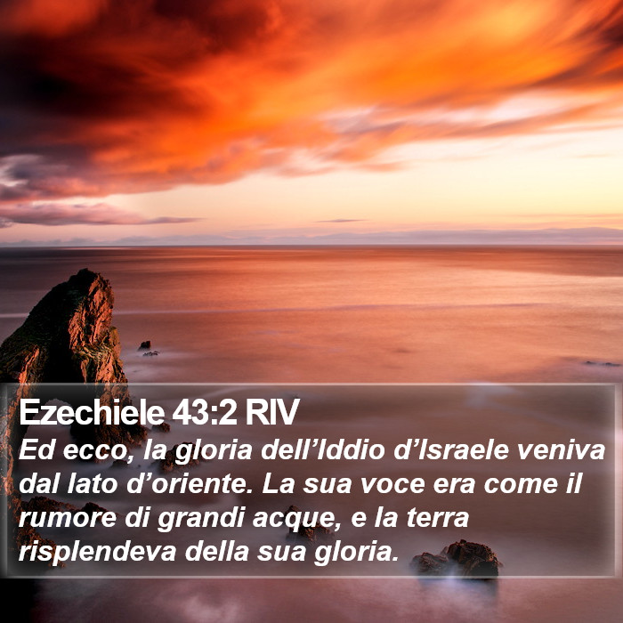Ezechiele 43:2 RIV Bible Study