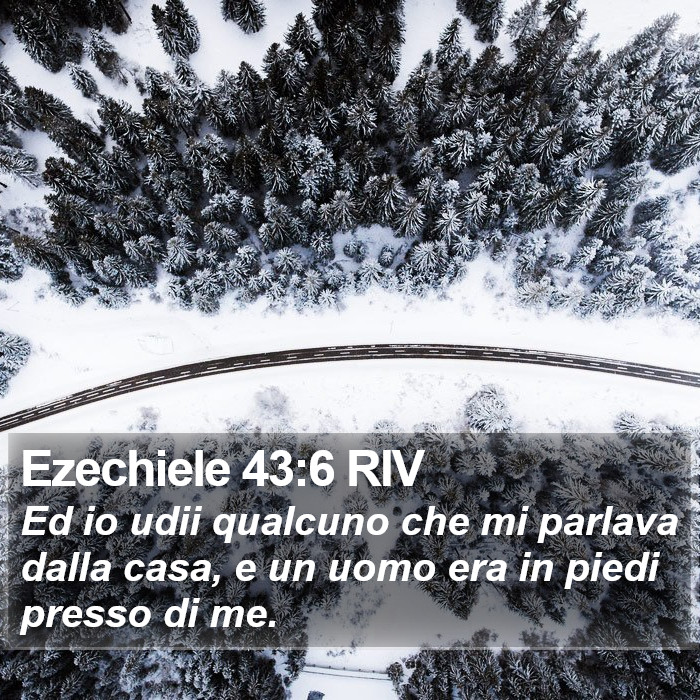Ezechiele 43:6 RIV Bible Study
