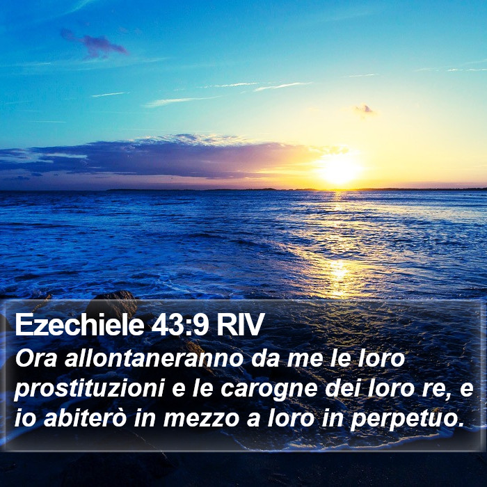 Ezechiele 43:9 RIV Bible Study