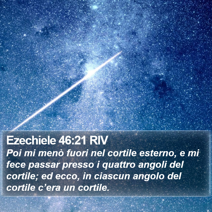 Ezechiele 46:21 RIV Bible Study