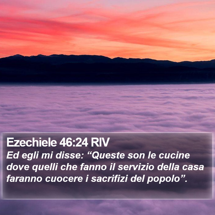 Ezechiele 46:24 RIV Bible Study