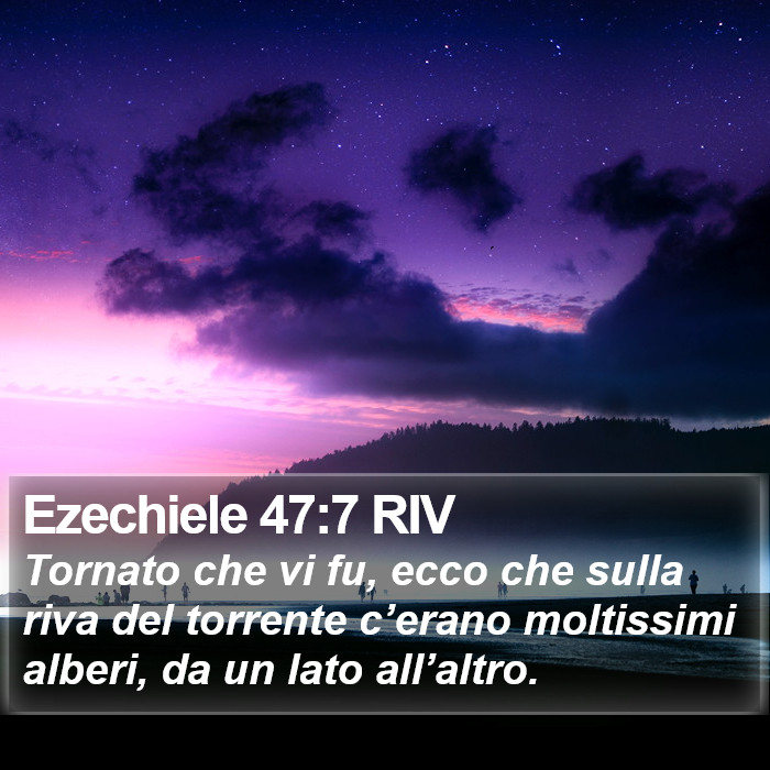 Ezechiele 47:7 RIV Bible Study