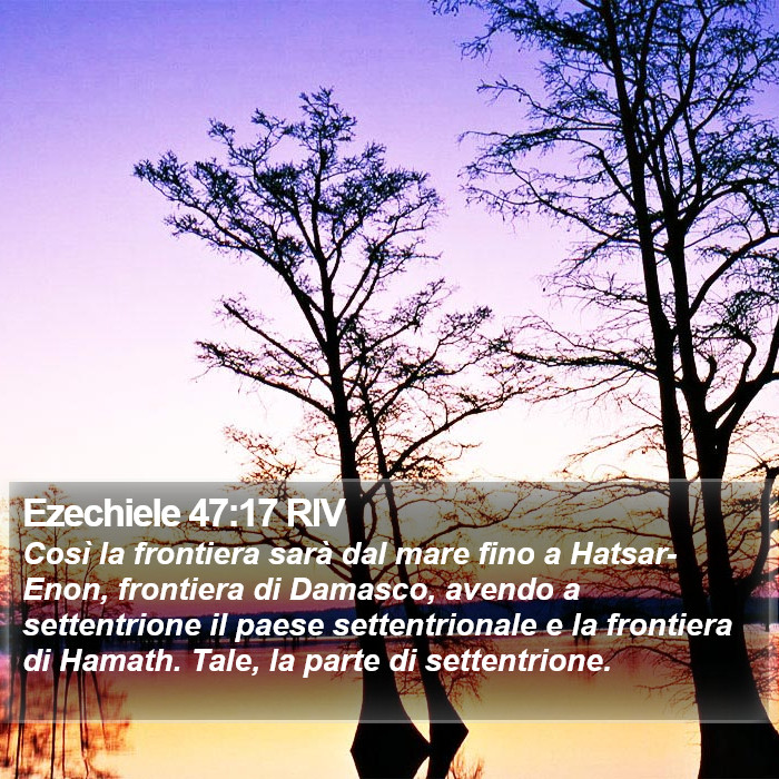 Ezechiele 47:17 RIV Bible Study