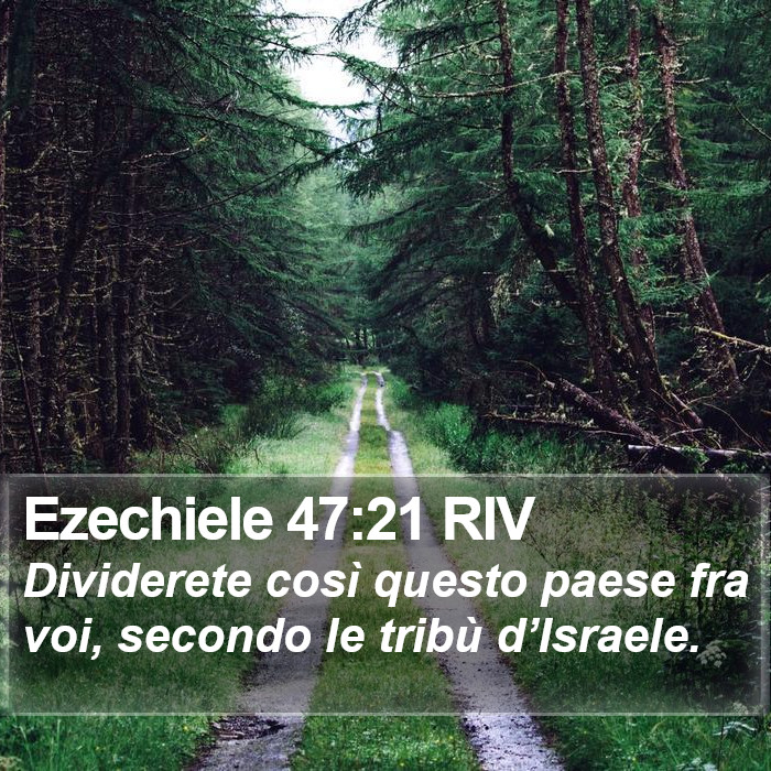 Ezechiele 47:21 RIV Bible Study