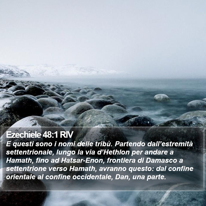 Ezechiele 48:1 RIV Bible Study