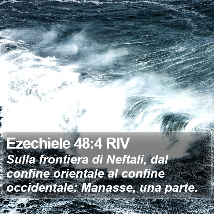 Ezechiele 48:4 RIV Bible Study