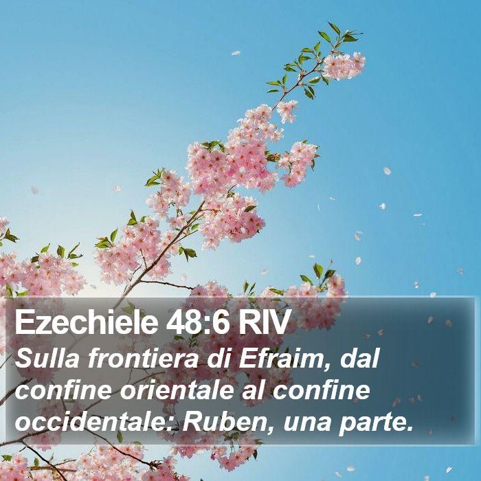 Ezechiele 48:6 RIV Bible Study