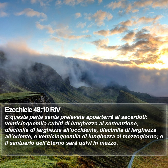 Ezechiele 48:10 RIV Bible Study