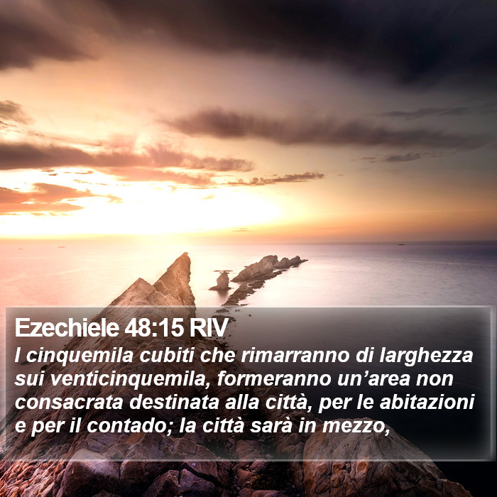 Ezechiele 48:15 RIV Bible Study