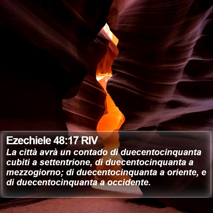 Ezechiele 48:17 RIV Bible Study