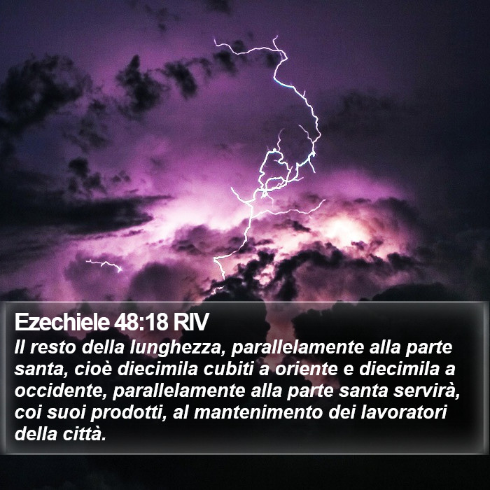 Ezechiele 48:18 RIV Bible Study