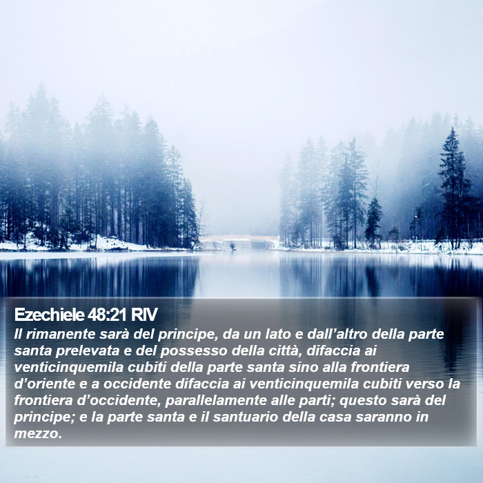 Ezechiele 48:21 RIV Bible Study